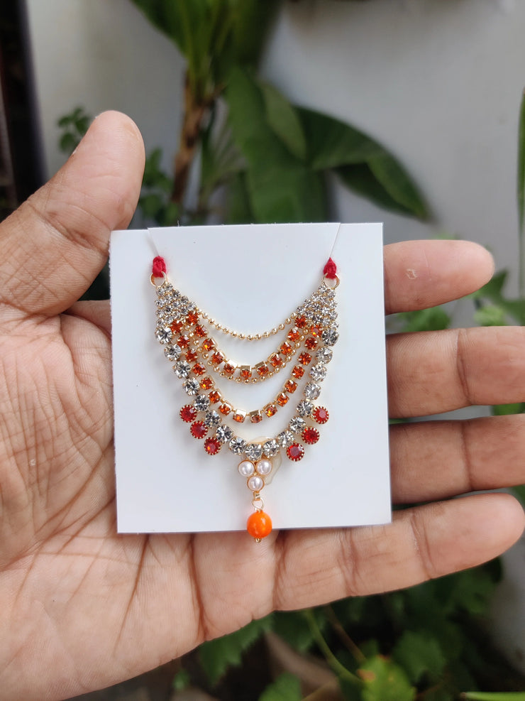 ladoo gopal mala suitable for 0-7no. (KH-077) - Bell bottom