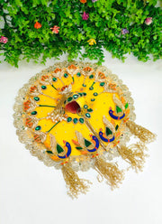 Festive special dress for laddu gopal ji with pagdi and choli