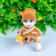 Tshirt and nikkar with cap for laddu gopal ji (pack of 4) (random color)