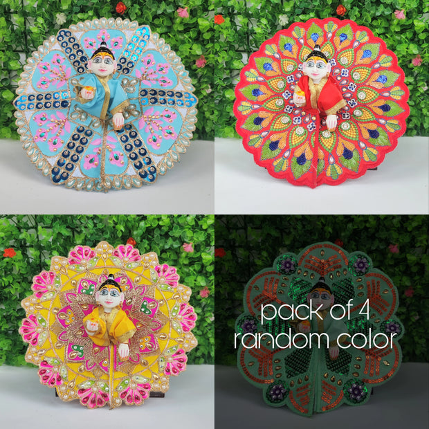 Special 4 dress combo for laddu gopal ji (random color)