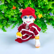 Tshirt and nikkar with cap for laddu gopal ji (pack of 4) (random color)