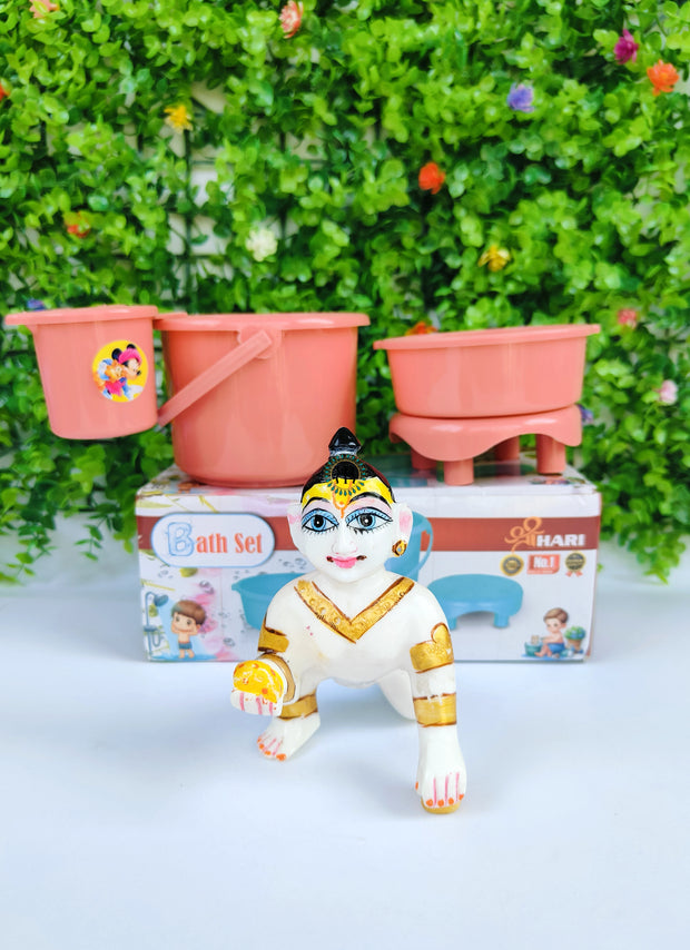 Bath set for laddu gopal ji (Random color)