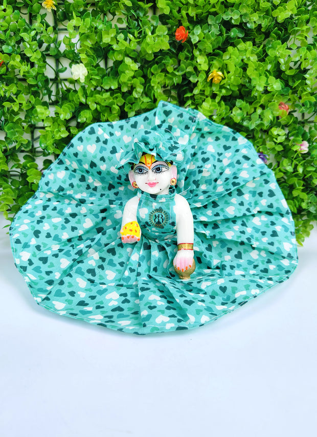 Summer heart print cotton dress for laddu gopal ji pack of 3