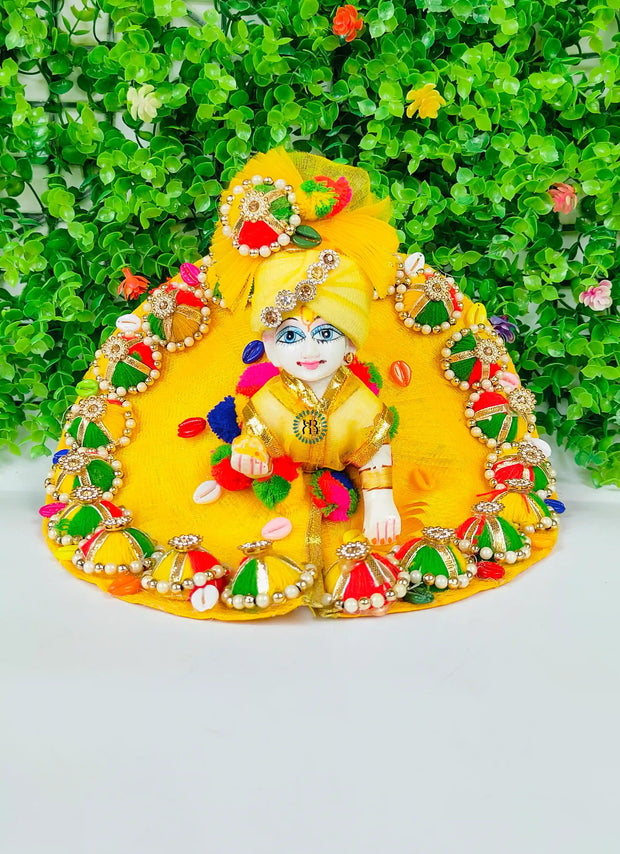 Navratri special laddu gopal  ji dress with pagdi and choli