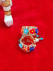 ladoo gopal muli flower kangan suitable for 0-7 no size (KH005) - Bell bottom