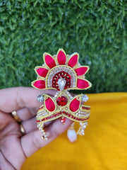 Zari mukut for laddu gopal ji (ML-06) - Bell bottom