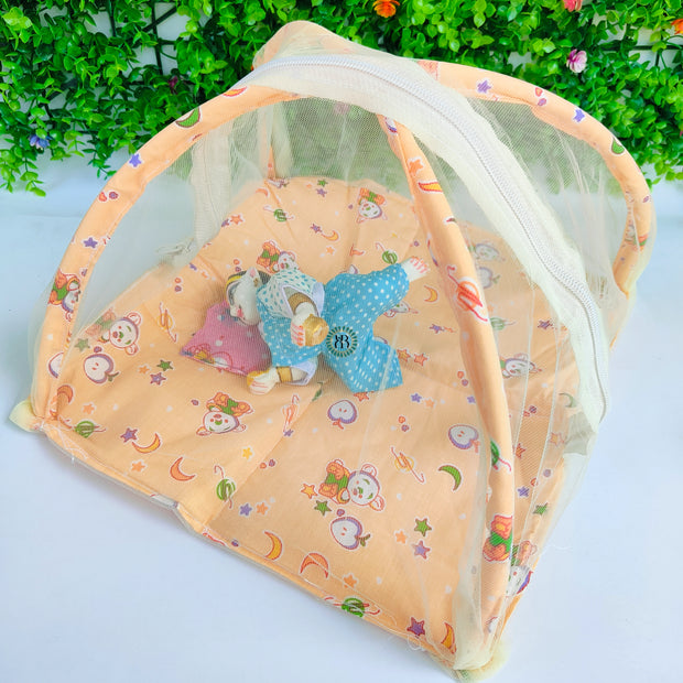 Machardani net for laddu gopal ji (Random color and print)
