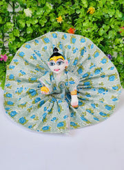 cotton flower dress for laddu gopal ji (pack of 4) (Random color)