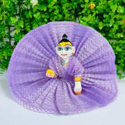 Net frill cotton dress for laddu gopal ji