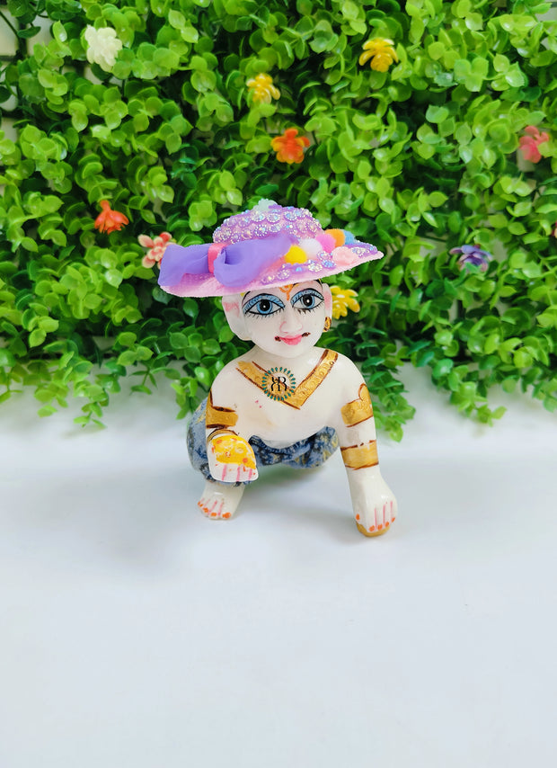 Fancy cap for laddu gopal ji suitable for ( 2-6 ) NUMBER