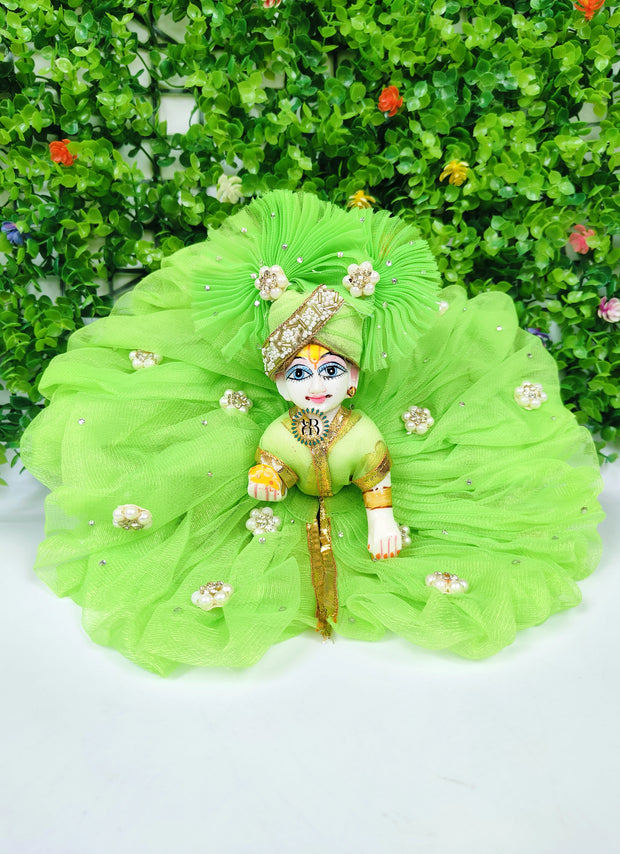 Summer lehanga net dress for laddu gopal ji
