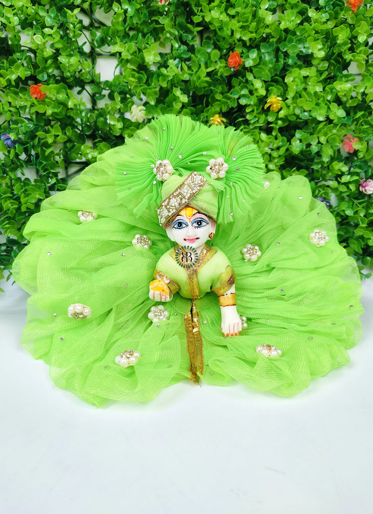 Summer lehanga net dress for laddu gopal ji