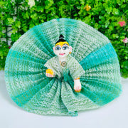 Net frill cotton dress for laddu gopal ji